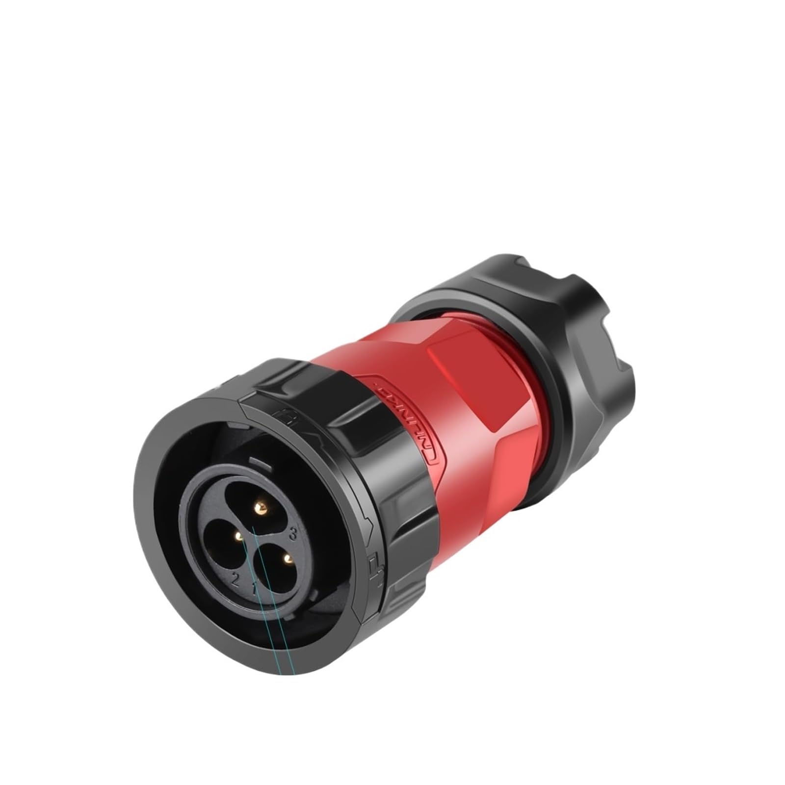 Conector Impermeable YM20 de Segunda generación IP68, Conector eléctrico Universal for Exteriores, terminales Soldadura for automoción(9 Pin Single-Hole)