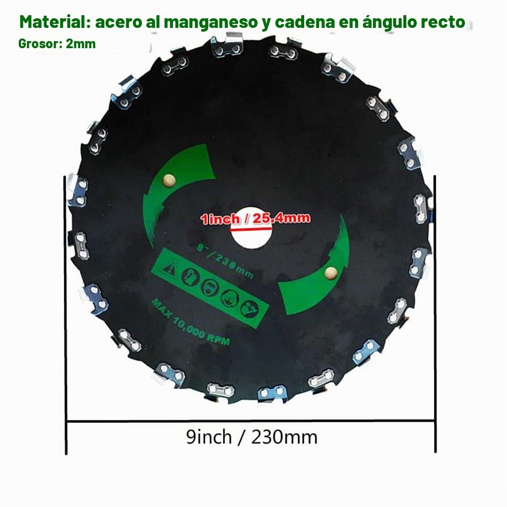 Nikou 20 dientes cuchillo de mantillo desbrozadora hoja velocidad máxima 10000 rpm recortadora cortacésped hoja de repuesto hoja de sierra circular accesorio