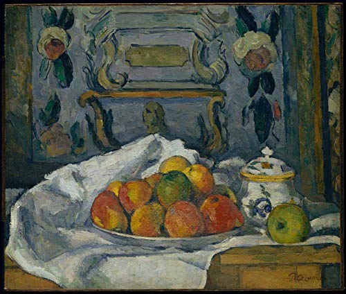 Peinture à l'huile Paul Cézanne Nature morte Plat de pommes fait main