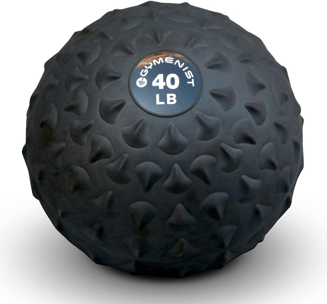GYMENIST Weighted No Bounce Slam Ball Intensive Workout Training Gym Exercise Weight Balls Equipment