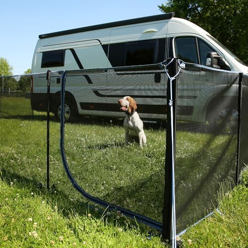 Camping mit Hund an der Mosel: Die besten Plätze & Gassi-Tipps 2026 1 your GEAR Larino Door - Türelement, 2 m breit, mobiler Hundezaun,...