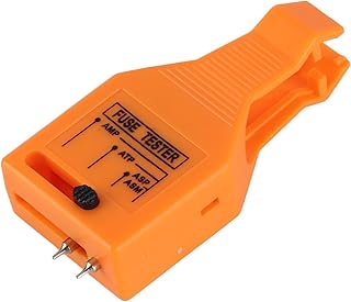 Haofy Fuse Tester and Puller Tool Kit 2 in 1 Automotive Fuse Checker Removal Tool with Anti Slip Handle for Fast Electrical Diagnosis in Vehicles RVs Motorcycles Repair