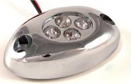 Miniatura 4 de Octane Lighting 1 módulo de acento cromado LED verde para motocicleta, marco picador de luz neón brillante