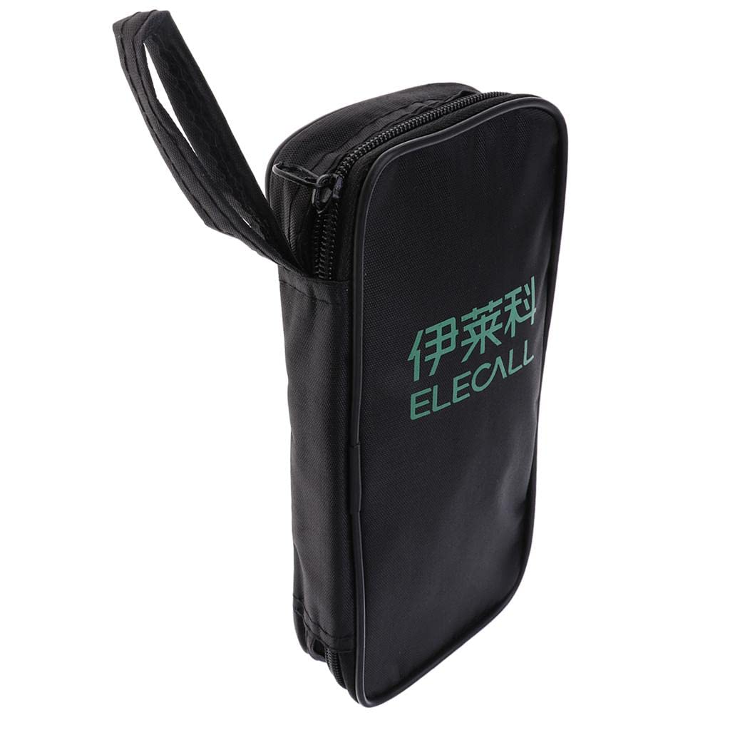 Carry Soft Case/Bag Zipper Pouch for Multimeter Universal Meter Black L-image-40