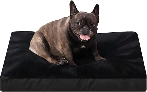 Miniatura 16 de Cama impermeable para perros, cama impermeable de felpa para perros con funda extraíble lavable, parte inferior antideslizante, colchón para dormir