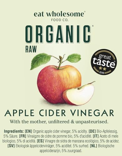 Shop Eat Wholesome Organic Apple Cider Vinegar 2L – Raw, Unpasteurised, Unfiltered, With The Mother, Vegan Shop Eat Wholesome Organic Apple Cider Vinegar 2L - Raw, Unpasteurised, Unfiltered, With The Mother, Vegan – Eat Wholesome