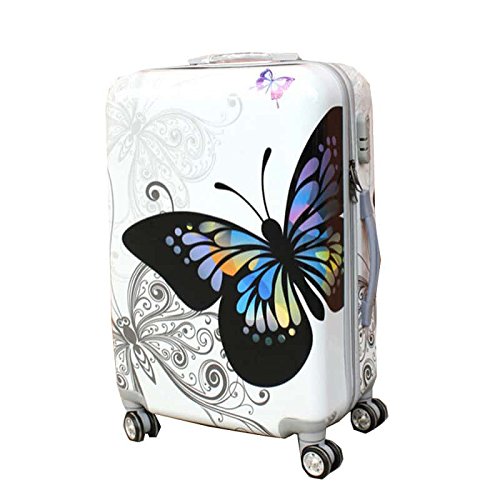 butterfly trolley bag