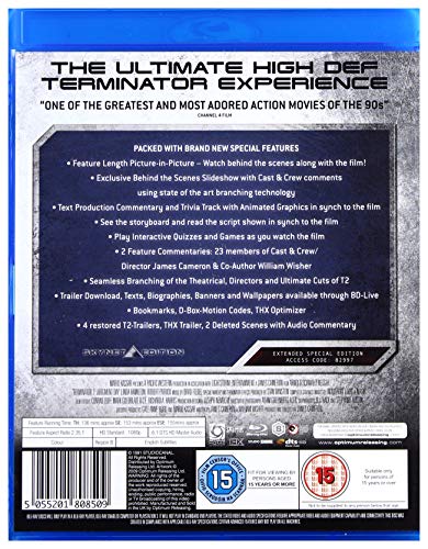 Terminator 2: Skynet Edition [Blu-ray] [Region B]