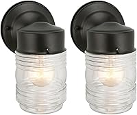 Vista 16 de Design House 505198 1 Lámpara para pared en forma de frasco