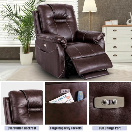 Sillón plegable con masaje y calor cuero sintético miniatura 5
