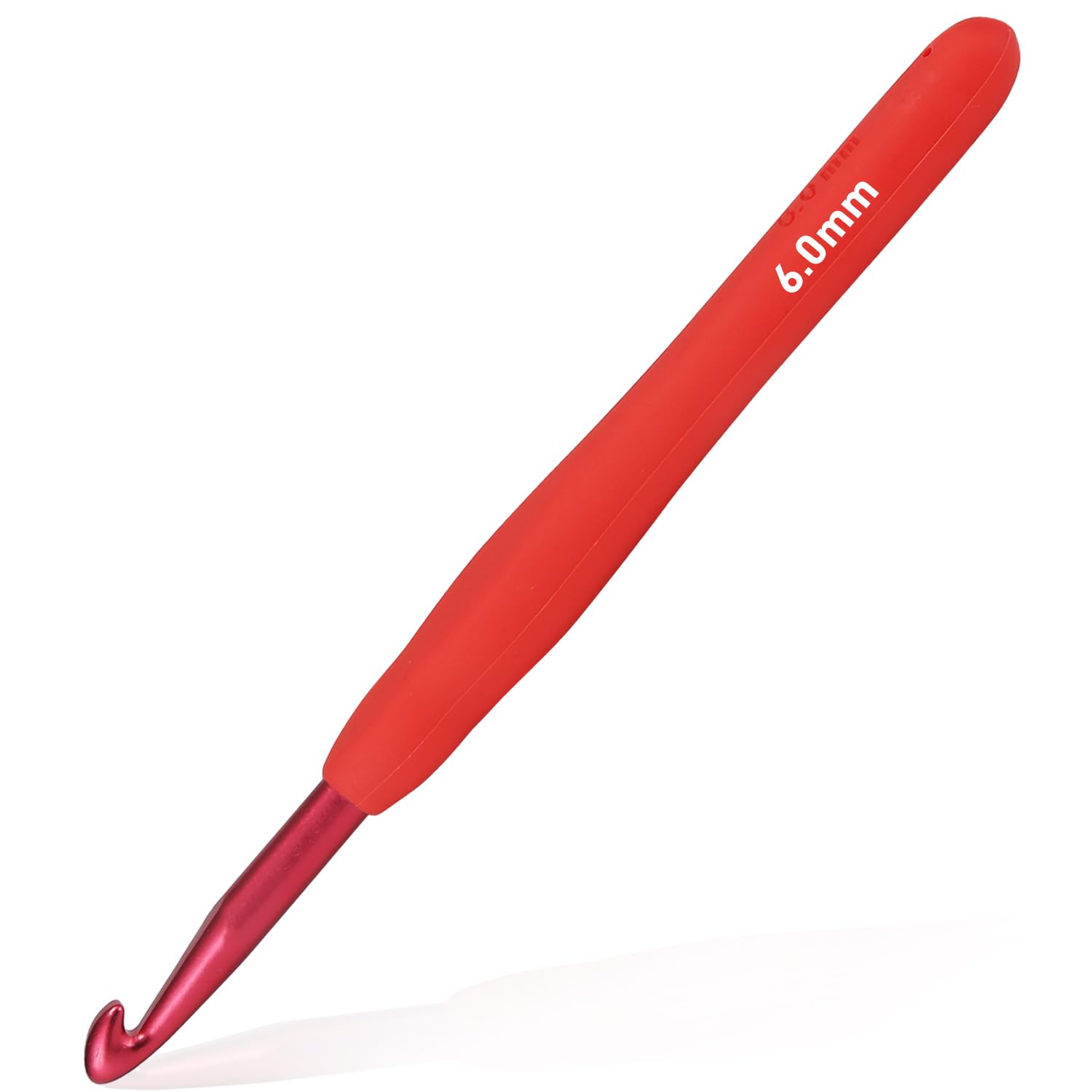 6mm Crochet Hook, Super Smooth 6 mm Ergonomic Crochet Hooks for Beginners