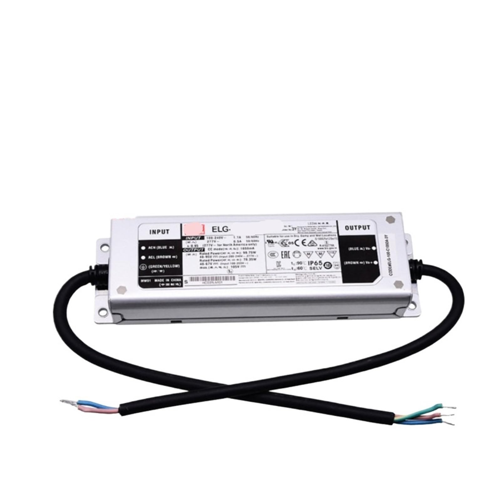 Alimentation ELG-100-C1050-3Y pour stopper les pannes de projecteurs LED sous la pluie
