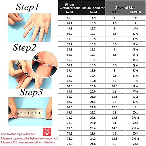 MYNENEY Women Minimalist Promise Ring Triple Interlocked Rolling Rings Size 4-15 - Thumbnail 7