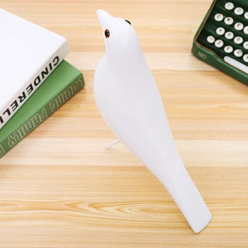 Miniatura 2 de Estatuas coleccionables esculturas decoración del hogar pájaros ornamento resina paloma estatua (blanco)