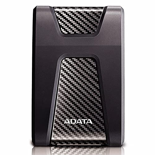 ADATA HD650 4TB USB 3.1 Shock-Resistant External Hard Drive, Black (AHD650-4TU31-CBK)