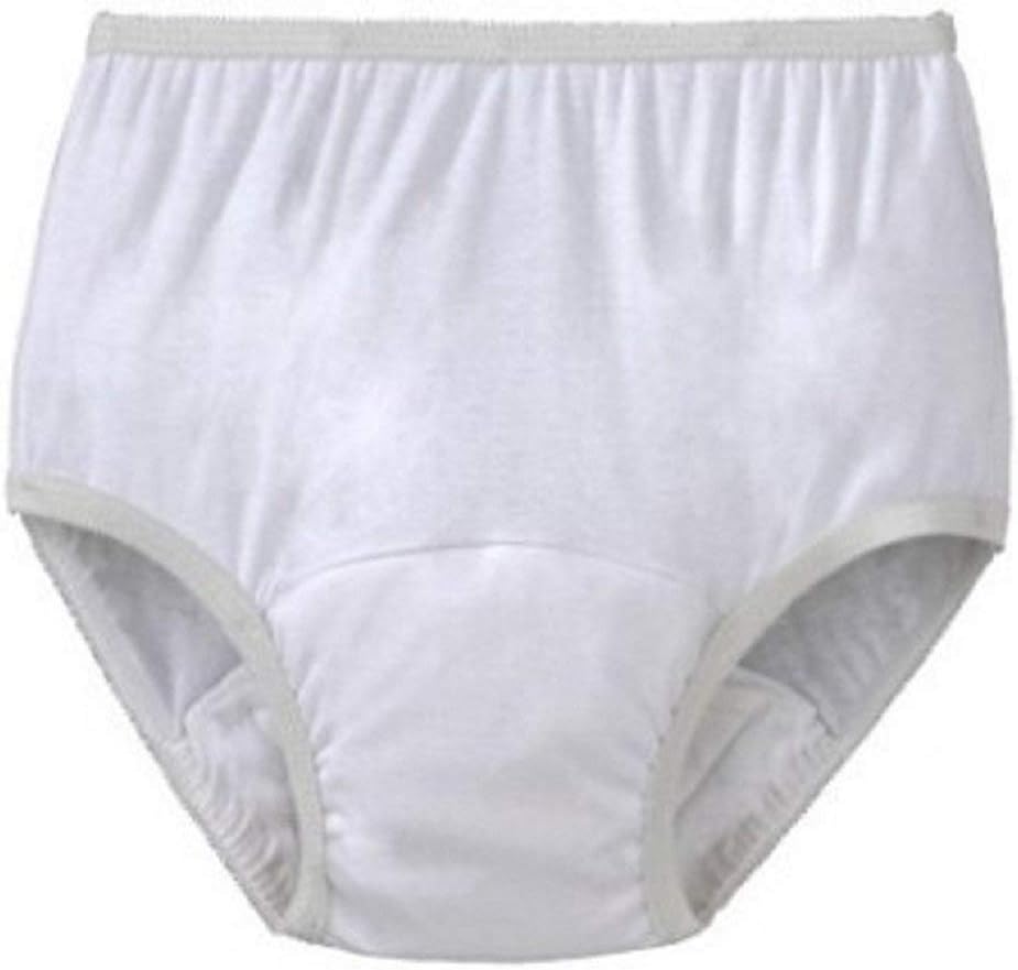 Womens Washable Reusable Incontinence Pantie Brief (Medium)