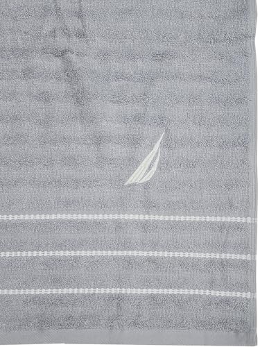 Image of NAUTICA Bamboo Towel for Bath Larg Size | 1pc Bath Towel (Oasis) | 500GSM (40cm x 60cm) | Fade Resistant |Perfect for Everyday Use | LT.Grey