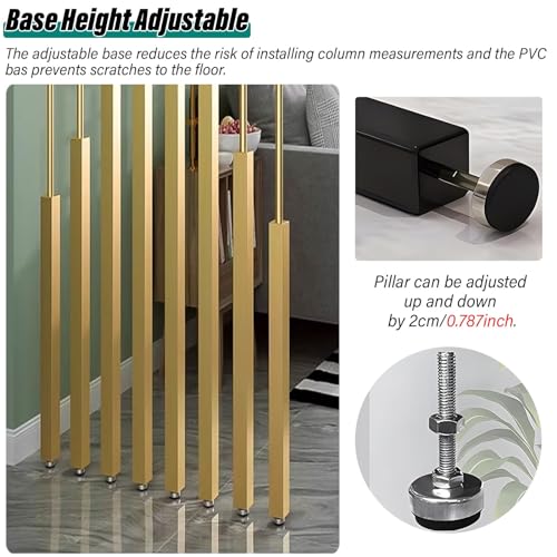 Solution d'intimité polyvalente séparation de pièce alu 135 cm - 7
