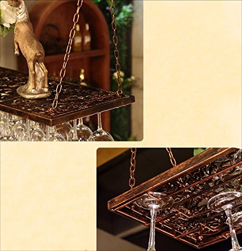 Suspension porte-verre à vin en métal pour libérer vos placards - 6