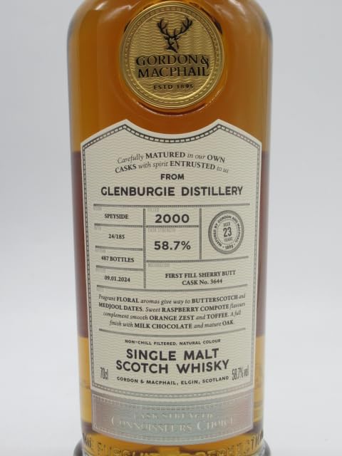 Amazon.co.jp: Glenbergie 23 Years 2000 1st Phil Sherrie Bat Cask