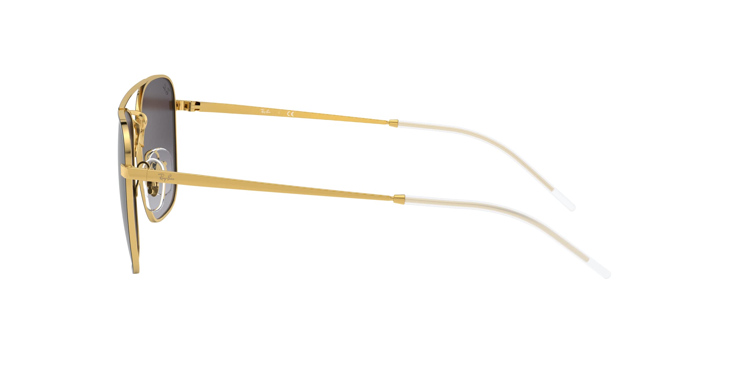 Image secondaire de Ray-Ban 0RB3588 90548G 55 Montures de Lunettes, Noir (Gold on Top Black), Homme