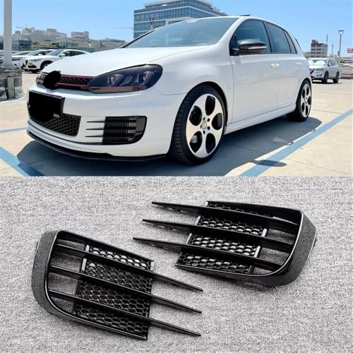 Cubiertas antiniebla delantera y rejillas para parachoques de Golf 6 VI MK6 GTI GTD R20