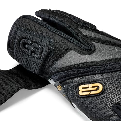 Grip Boost Big Skill 2.0 Adult Lineman Football Gloves (Black/Gold, X-Large) - image 4