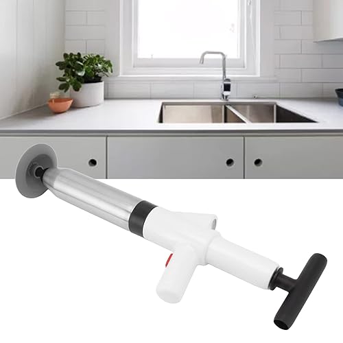 Miniatura 9 de Émbolo de inodoro, kit de desagüe de aire, equipo de dragado neumático manual con ventosas de 4 tamaños, émbolo de fregadero para baño, cocina,