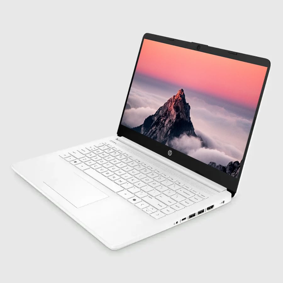 Image of Plus.ERA Customized Laptop, Created Using HP 14 inch Business & Student Laptop with 1 Year Office 365, Dual-Core Intel Processor, 4GB /8GB /16GB RAM, 256GB /512GB /1TB SSD, Windows 11, Snowflake White