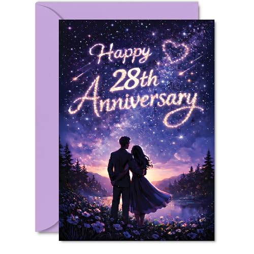 Giftzie ���}���`�b�N 28���N�L�O�J�[�h - �����郍�}���X - �F����̉��̃V���G�b�g�J�b�v�� - ���̂悤��28���N�L�O�L�O�i - A5�A�����t��