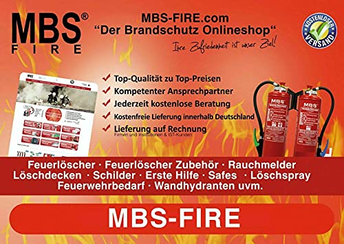 Feuerlöscher 2 kg Mbs-Fire für KFZ und Auto