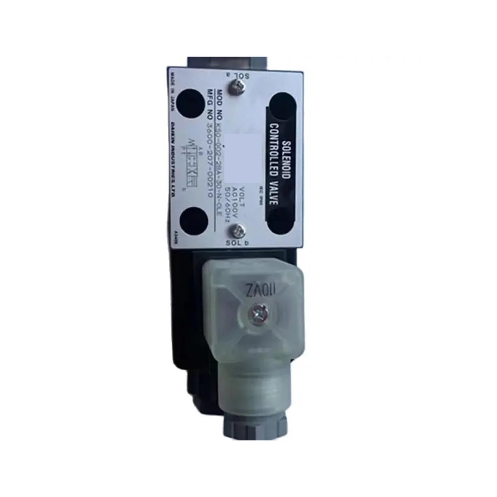 KSO-G02-66CB-30N Distributeur Hydraulique pour Circuits et Systèmes Industriels