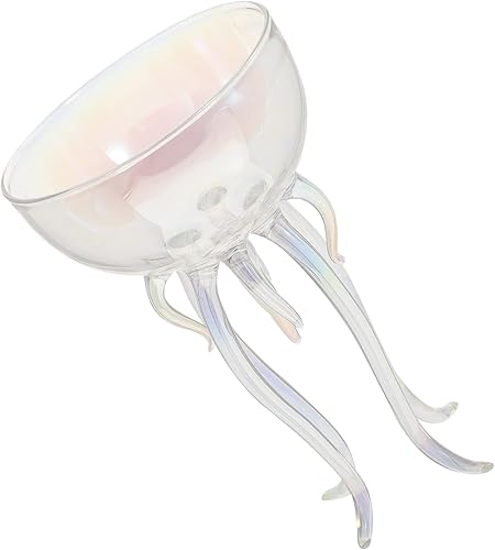 Copas de pulpo, medusas, copas de vino de pulpo, vaso de cóctel, copa de vidrio creativo, copa de jugo para tostar, vaso para cocina, bar, boda,