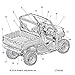 Polaris Ranger Hood Center Decal, Genuine OEM Part 7188696, Qty 1