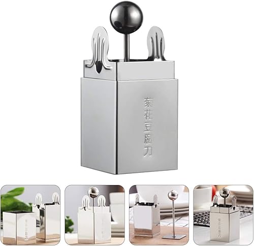 Miniatura 4 de DOITOOL Moldes para pasteles Trituradora de tofu de acero inoxidable Cortador de malla de tofu de acero inoxidable Cortador de cocina de tofu tiras