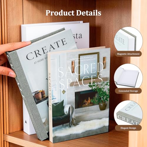 Livre décoratif trompe l'œil chic pour sublimer votre table basse de salon - 4