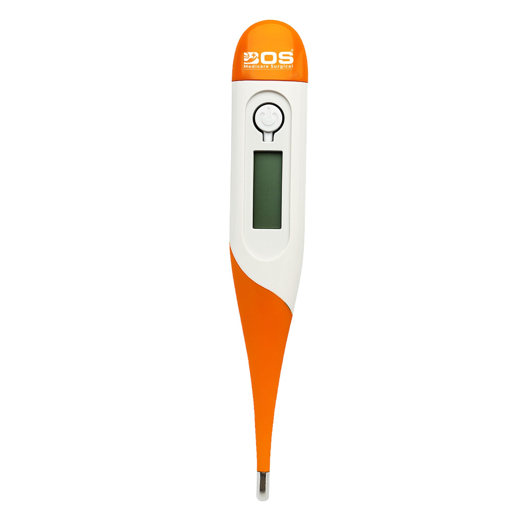 Flexible Tip Thermometer | Digital Body Temperature Checker for Kids & Adults | Fast, Accurate, Safe for Oral, Rectal & Underarm – Orange & White-picture-17