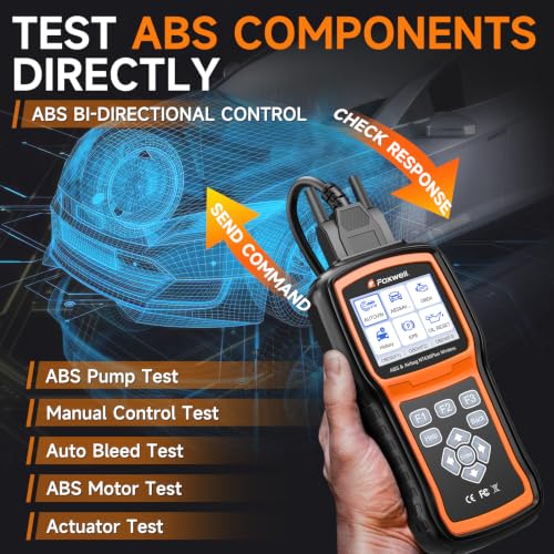 Image of FOXWELL NT630 Plus ABS /SRS OBD2 Scanner, ABS Auto Bleed, Oil EPB SAS Resets | Brake & airbag scanner with read /clear codes, ABS bidirectional tests, live data, 10 OBD2 modes, AutoVIN and WiFi updates