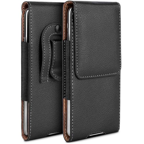 Étui de protection pour vivo V50 5G moex housse ceinture cuir PU noir portable