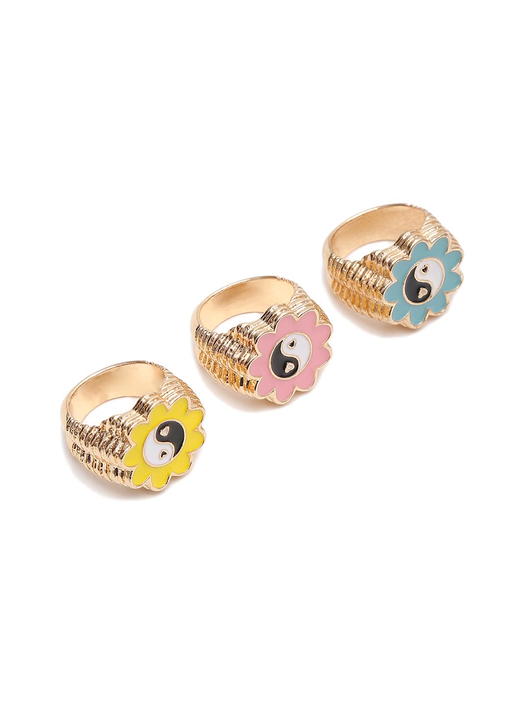 YouBella Jewellery Gold Plated Enamelled Combo of Rings for Girls and Women (Combo 4) (B09HP18K7Z) Amazon Price History, Amazon Price Tracker