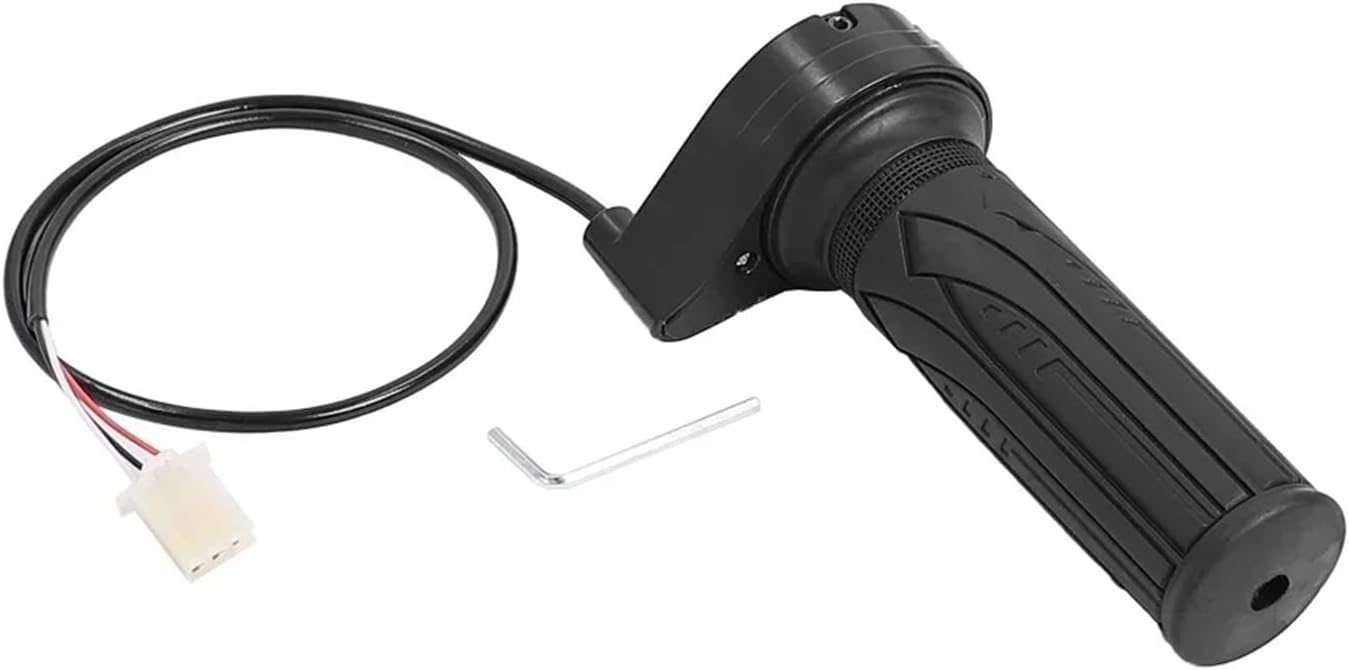 Scooter Parts Electric Bicycle Twist-Throttle High Medium Low Speed/Forward/Reverse Compatible with Electric Scooter Ebike Tricycle Accelerator Spare Part
