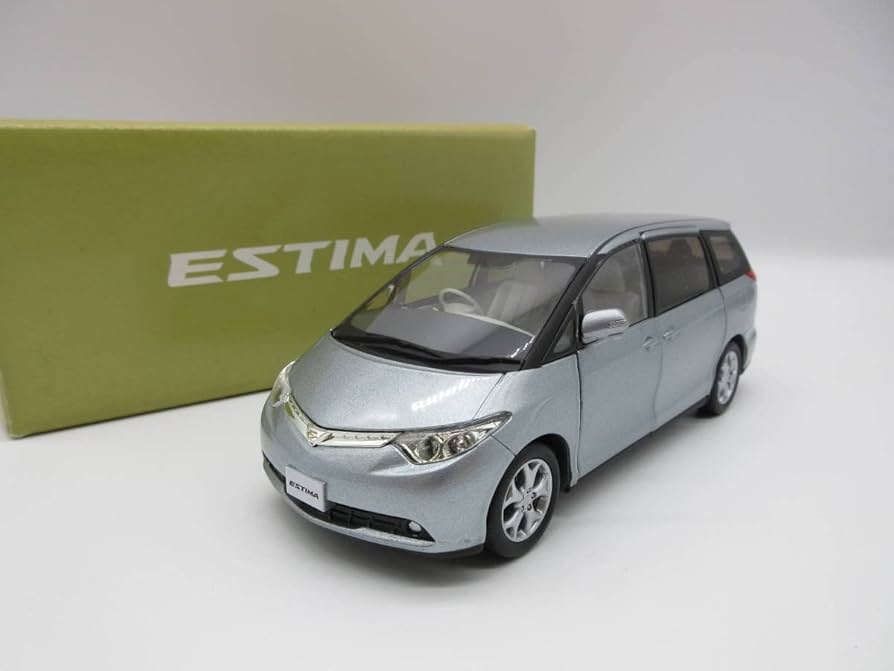 トヨタ　エスティマ　ミニカー　1/30 Amazon | 1/30 トヨタ エスティマ ハイブリッド ホワイトパール