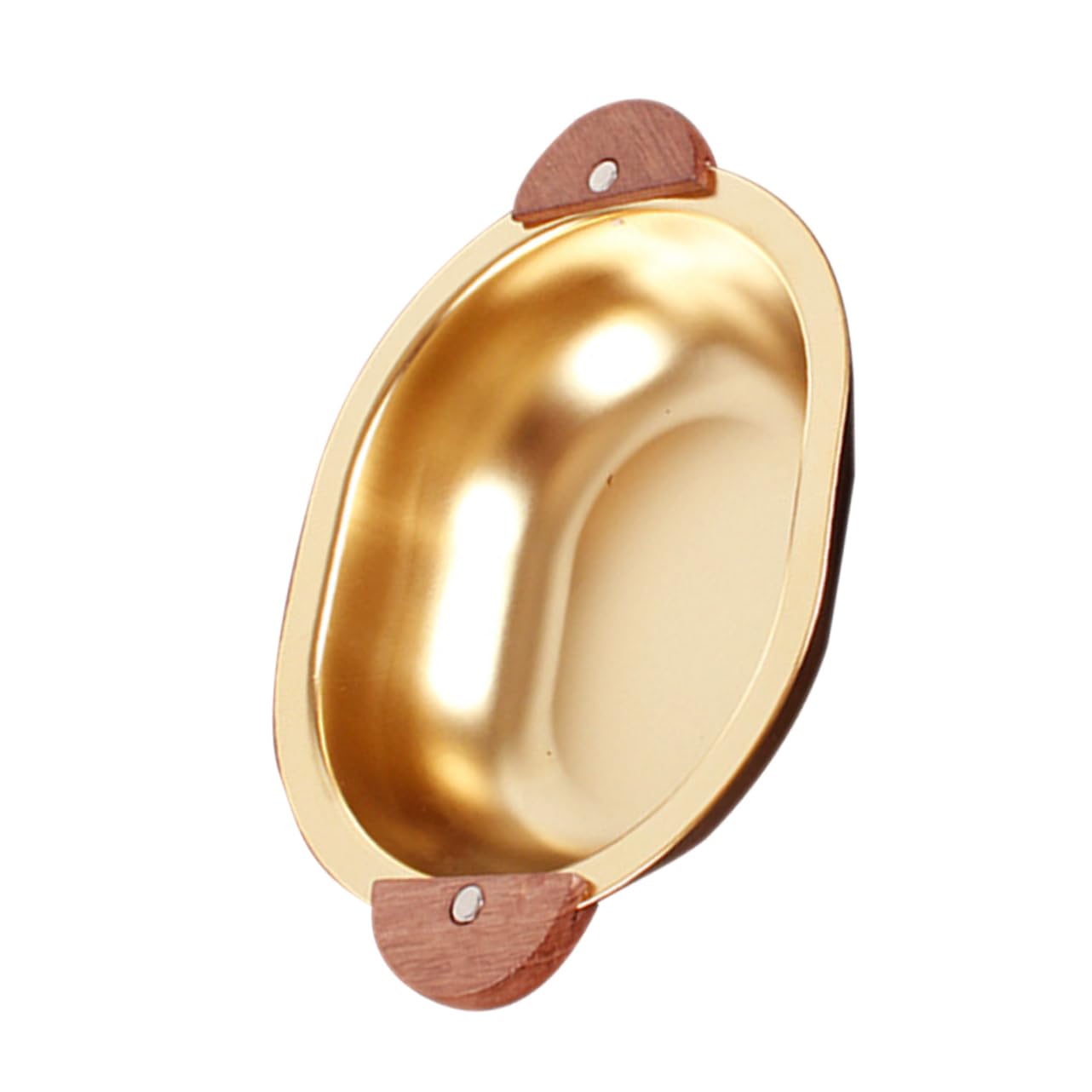 CIYODO Stainless Steel Bowl with Ergonomic Handles Cute Dual Handle for Easy Use for Pasta Salad and Fruit Serving Friendly Reusable Dish