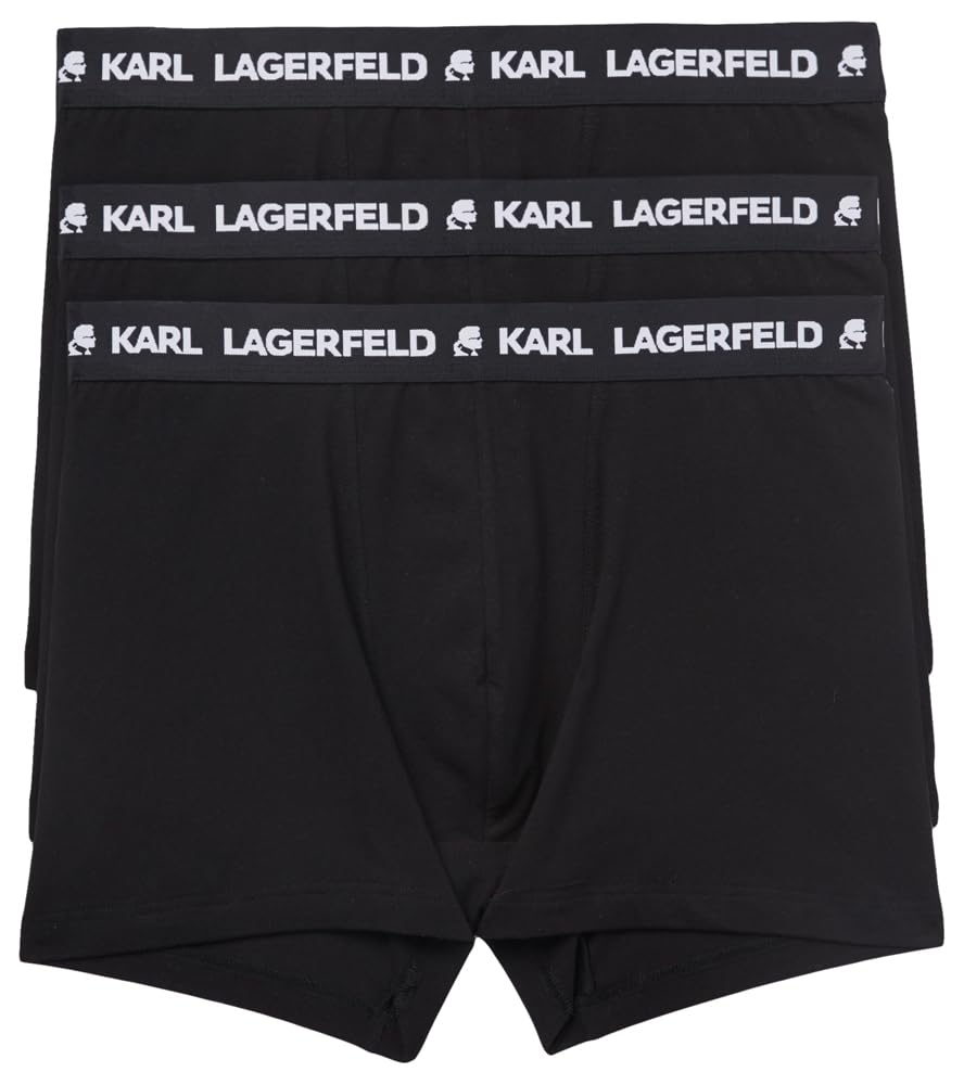Karl Lagerfeld B.V Logo Trunk Set (3 Pack), black, S