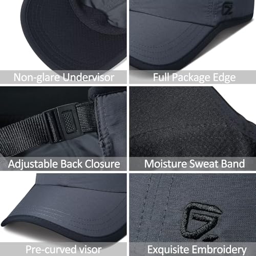 GADIEMKENSD Unstructured Hats UPF 50+ Breathable Lightweight Outdoor Caps for Men and Women - Afbeelding 6