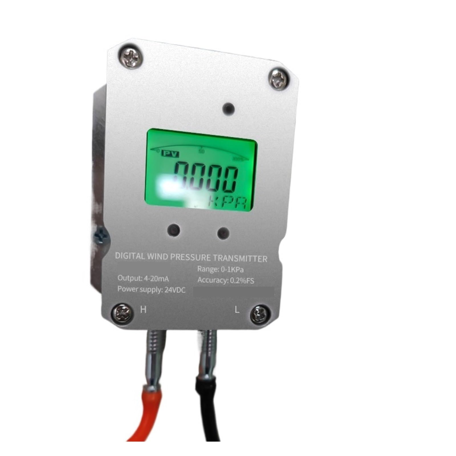Przetwornik różnicy ciśnień Przetwornik wiatru, mikroczujnik różnicy ciśnień RS485 ujemny 4-20 mAh (RS485,-30Kpa-30Kpa)