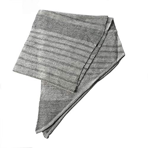 Lightweight-100-Baby-Alpaca-Knit-Scarf-Natural-Fiber-Wrap-for-Women-Gray