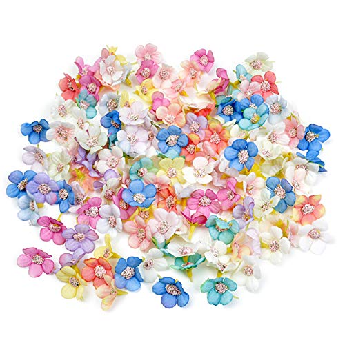 Zasiene Fiori Finti 100 Pezzi Teste di Fiori Artificiali Multicolore Margherita Seta Fiore Testa di Fiore Artigianale Fiori Artificiali per Decorazione Matrimonio Festa Casa