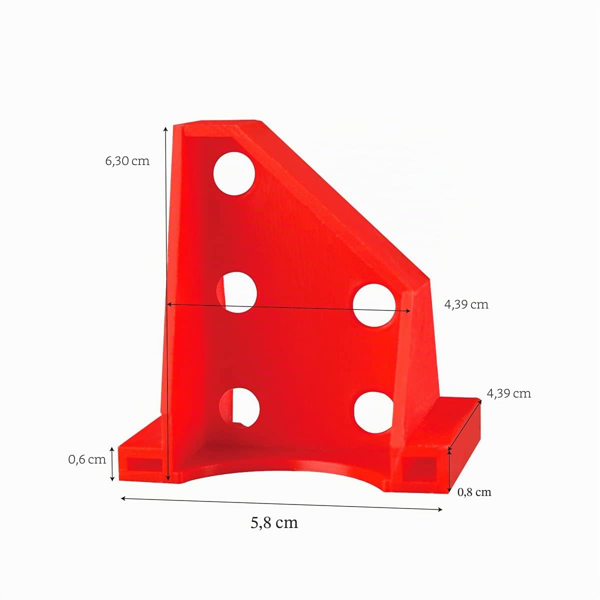 Lot professionnel de 60 cales pour pose de sols stratifiés, vinyle et parquet, espacements précis de 0,63 cm (1/4”) et 0,85 cm (1/3”), réutilisables, faciles à utiliser (60 pièces, rouge)