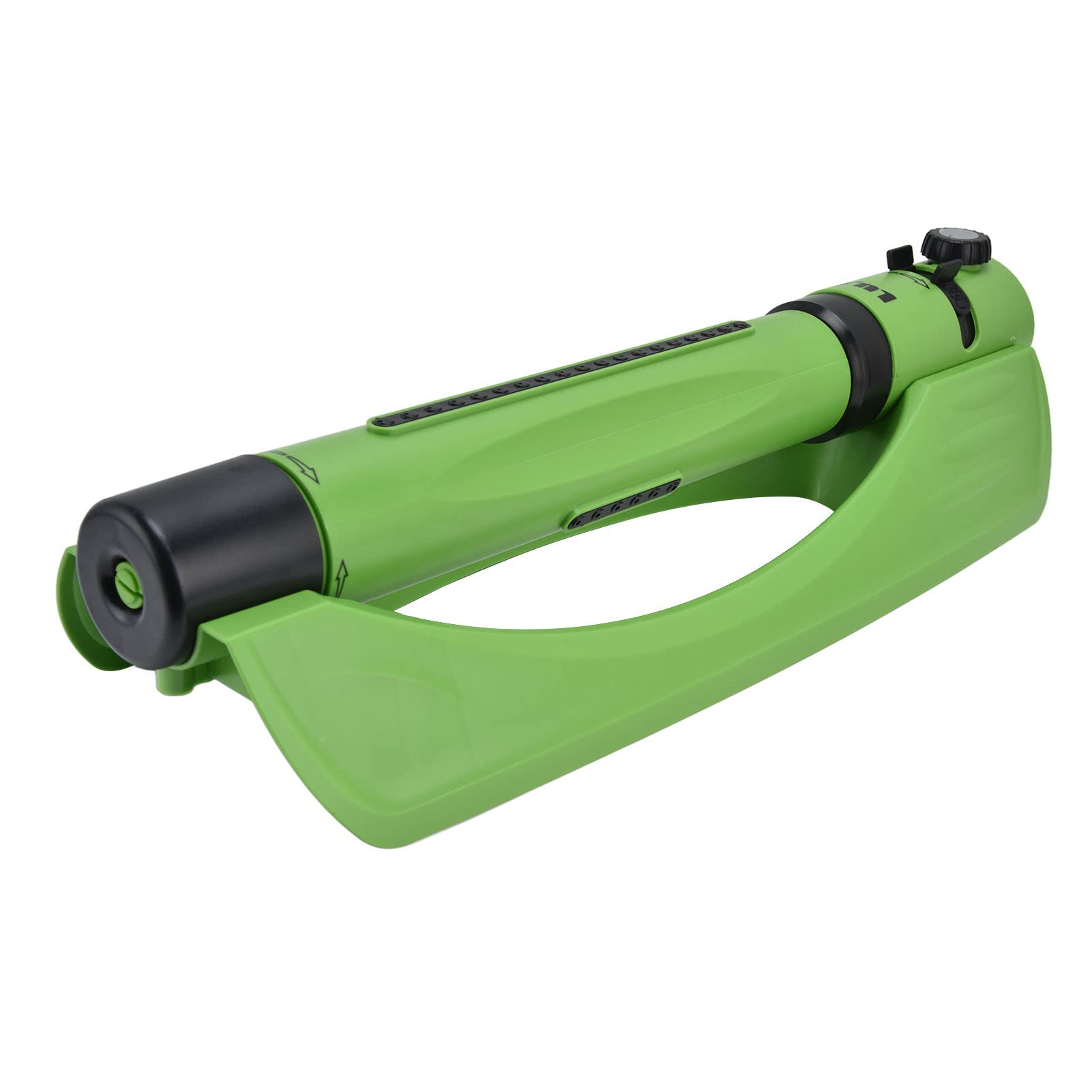 Tnfeeon Irrigatore Oscillante per Prato Giardino con 6 12 19 Impostazioni degli Ugelli Coperture di Flusso Regolabili 2900 Piedi Quadrati Design Anti-intasamento per Proprietari di Box/Cover Obiettivi